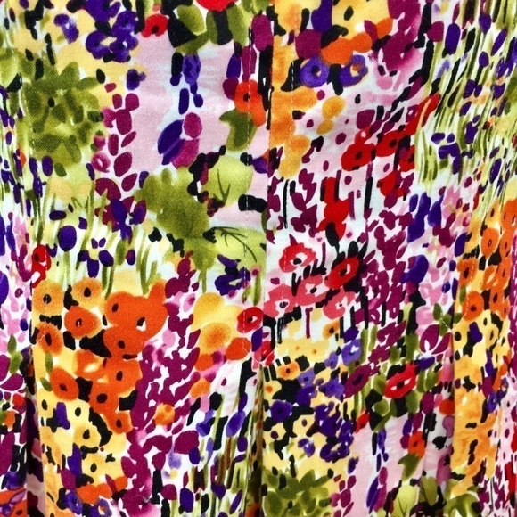 Nine West Mini Floral Print Midi Dress - Picture 4 of 4